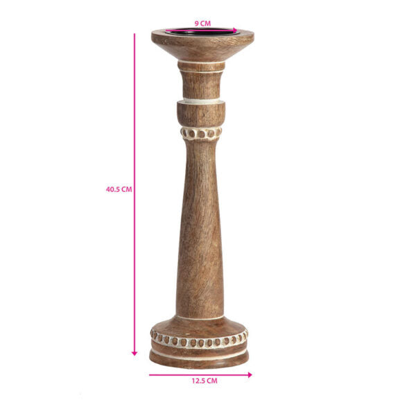 Mangowood Candle Pillar - Extra Large