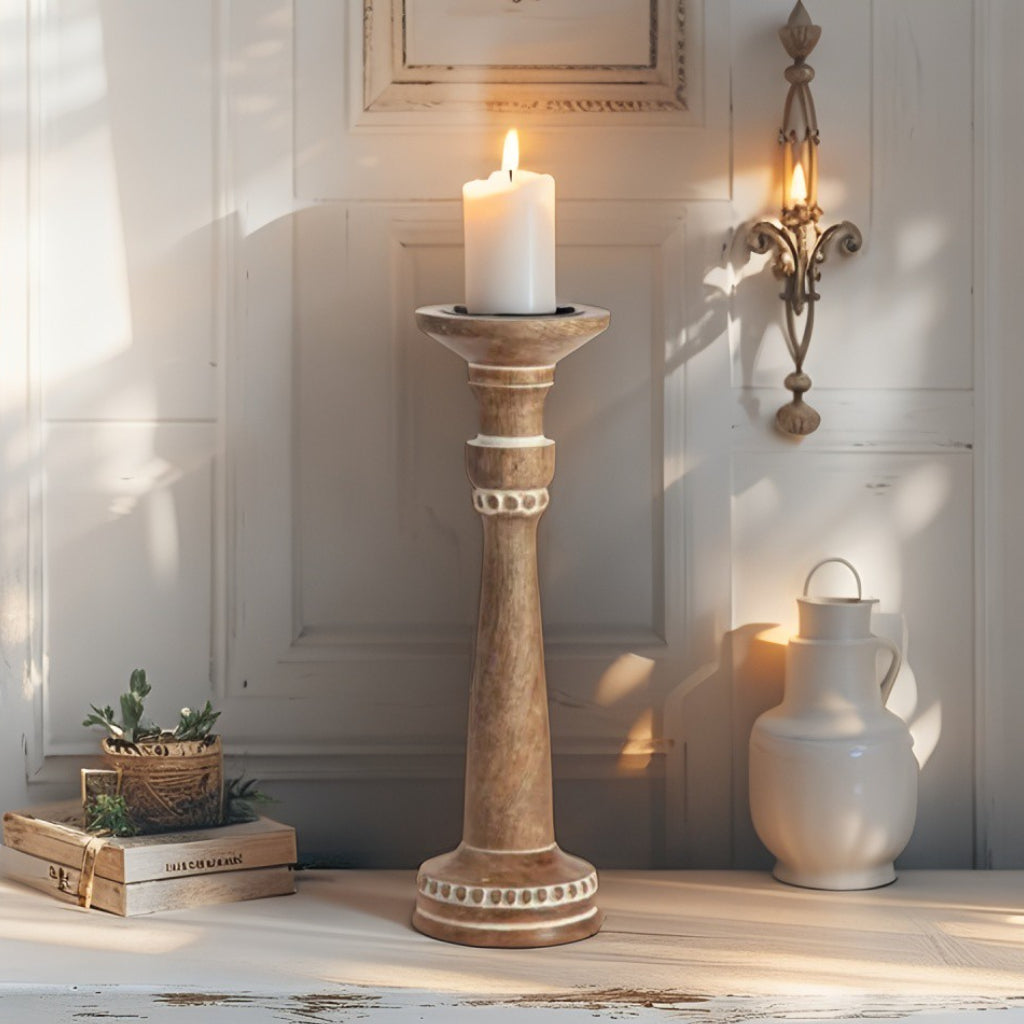 Mangowood Candle Pillar - Extra Large