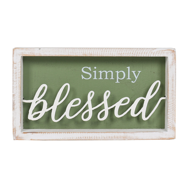 Simply Blessed Sign