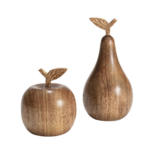 Decorative Apple & Pear Set