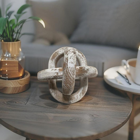 Wooden Link Table Decoration