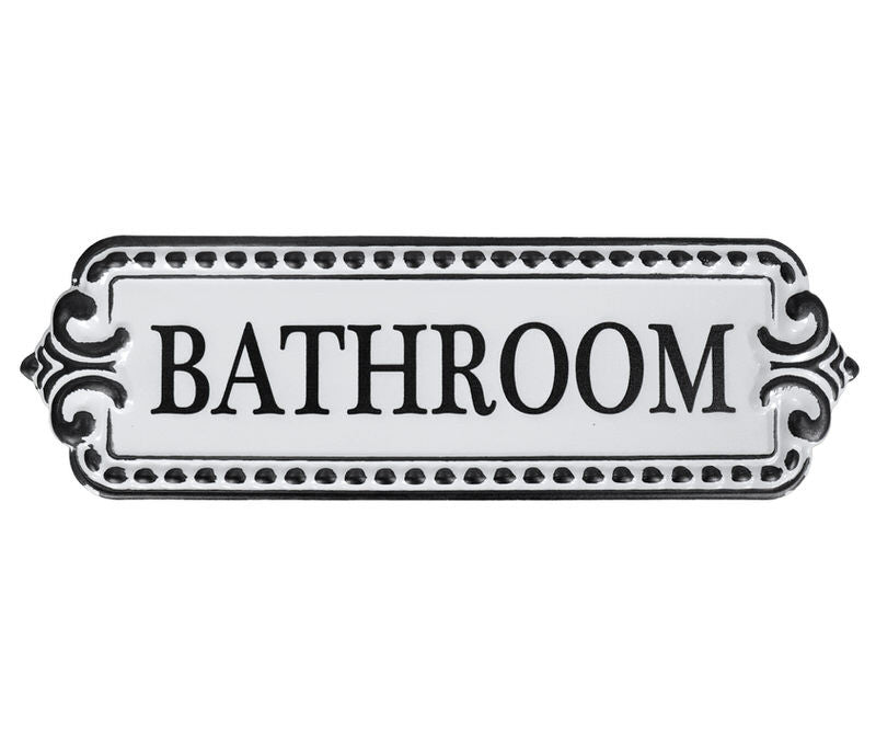 Bathroom Sign – Rustic Ranges Co.